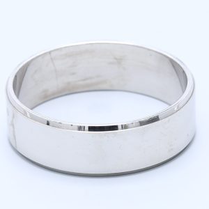 9kt White Gold Gents Wedding Bands