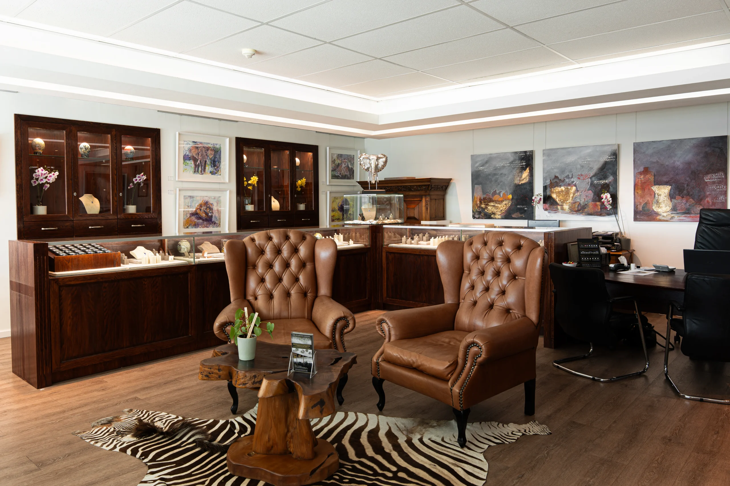 Private showroom at The Diamond Shoppe, Cape Town</p>
<p>