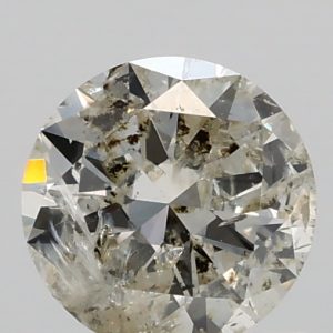 0.84ct K I2 Round Cut Natural Certified Diamond