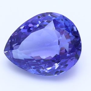 2.30ct Pear blue VIOLET Vivid AAA Natural Certified Gemstone