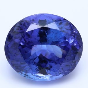 14.338ct Oval violet BLUE Vivid+ AAA+ Natural Certified Gemstone