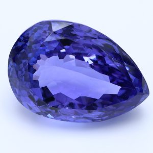 16.38ct Pear blue VIOLET Vivid AAA Natural Certified Gemstone
