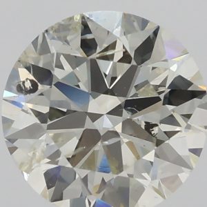 1.53ct L I2 Round  Cut Natural Certified Diamond