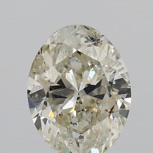 0.91ct L I2 Oval Cut Natural Certified Diamond