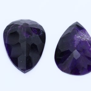2= 13.23ct Pear Purple  Natural Certified Gemstone