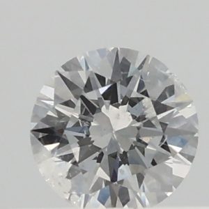 0.347ct D I1 Round Cut Natural Certified Diamond