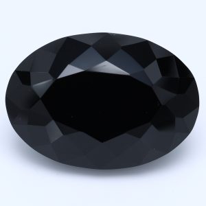 34.816ct Rectangular Mixed Cut  Dark Toned Green Natural Certified Gemstone