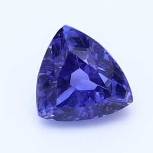 1.02ct Trilliant  blue VIOLET Vivid AAA Natural Certified Gemstone