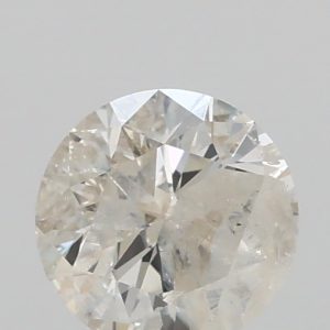 0.70ct J I3 Round Cut Natural Certified Diamond