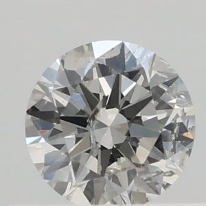 0.438ct I I1 Round Cut Natural Certified Diamond