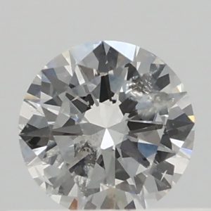 0.42ct H I1 Round Cut Natural Certified Diamond