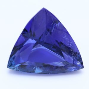 7.356ct Trilliant  blue VIOLET Vivid+ AAA+ Natural Certified Gemstone