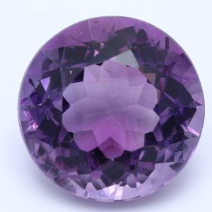 17.81ct Round  Dark Purple  Natural Certified Gemstone