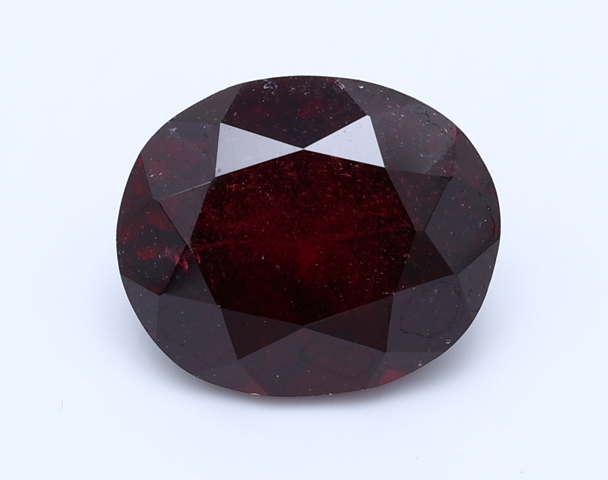 4.99ct Oval Mixd Purplish Red Natural Certified Gemstone